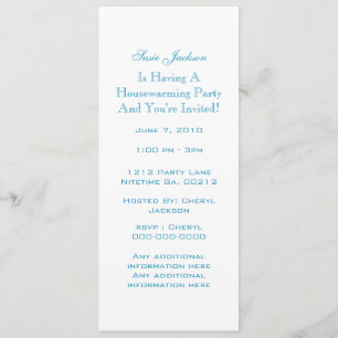 Invitations de Flower Bouquet Houseclimate Party