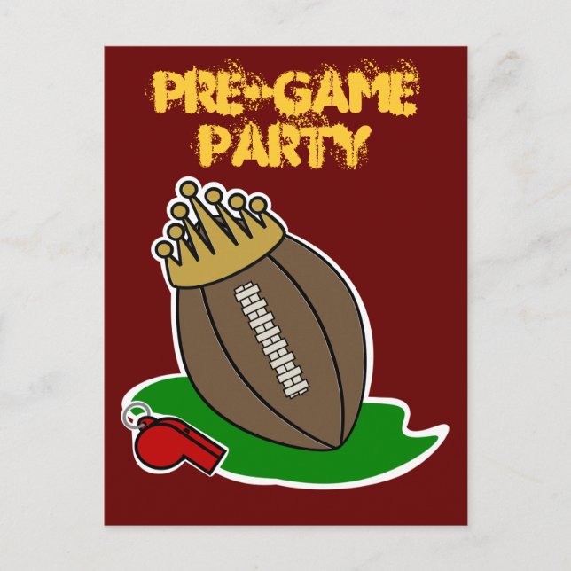 Invitations de football (Devant)