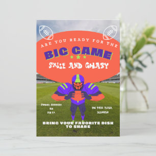 Invitations de football Big Game Watch Party