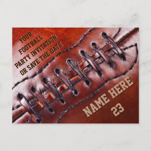 Invitations de football personnalisées pas chères 
