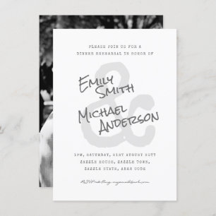 Invitations de format manuscrit Amperset PHOTO