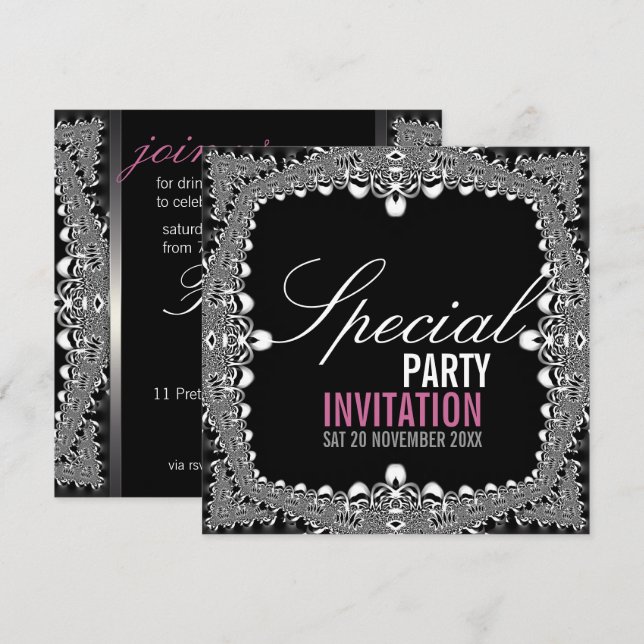 Invitations de Fusion Tribale Médiévale Moderne (Devant / Derrière)