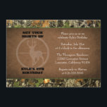 Invitations de garçon d'anniversaire de Camo<br><div class="desc">Si vous avez besoin de couleurs personnalisées ou d'aide pour créer vos invitations,  n'hésitez pas à me contacter à zazzlepartydepot@gmail.com. J'ai hâte d'entendre vos nouvelles !</div>