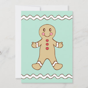 Invitations de garçon en pain d'épices