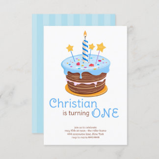 Invitations de garçons d'anniversaire
