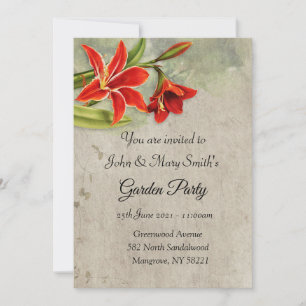 Invitations de Garden Party