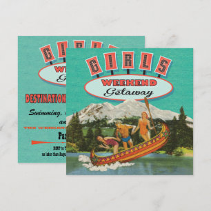 Invitations de Getaway Week-end Girls