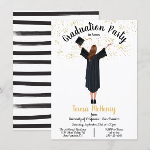 Invitations de Graduation Portrait personnalisées