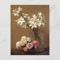 Invitations de Henri Fantin-Latour Roses et Lilies