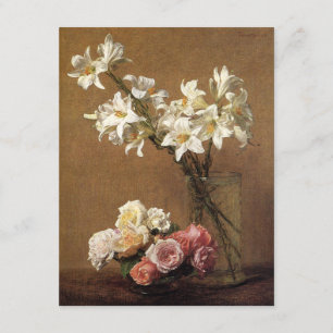 Invitations de Henri Fantin-Latour Roses et Lilies