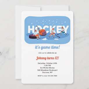 Invitations de hockey sur glace