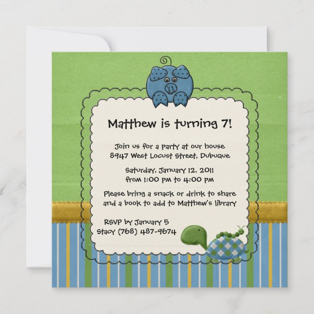 Invitations de jardins amis (Devant)