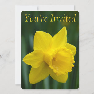 Invitations de jonquilles de Pâques Personnaliser 