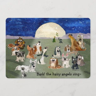 Invitations de la carte de dessin pour chiens de N