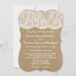 Invitations de la collection de Mariages Kraft & L