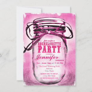 Invitations de la fête de Bachelorette de Mason ro
