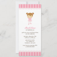 Invitations de la fête de ballet