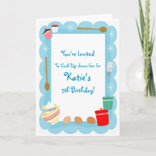 Invitations de la fête de la Cuisine de l'enfant