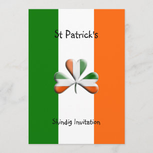 Invitations de la fête de la Saint Patrick