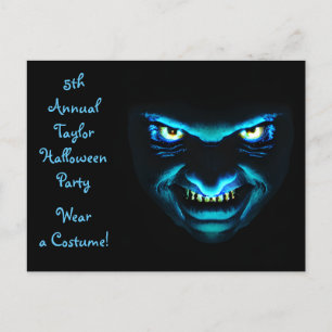 Invitations de la fête de l'Halloween déplaisante