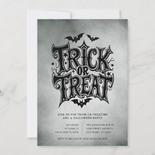 Invitations de la fête d'Halloween ou de la fête d