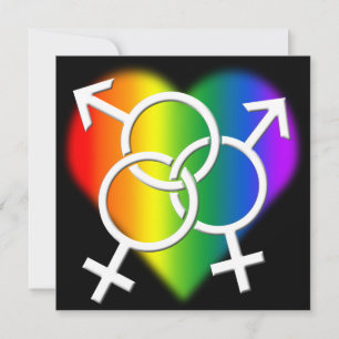 Invitations de la fête gay pride Cartes d'amour du