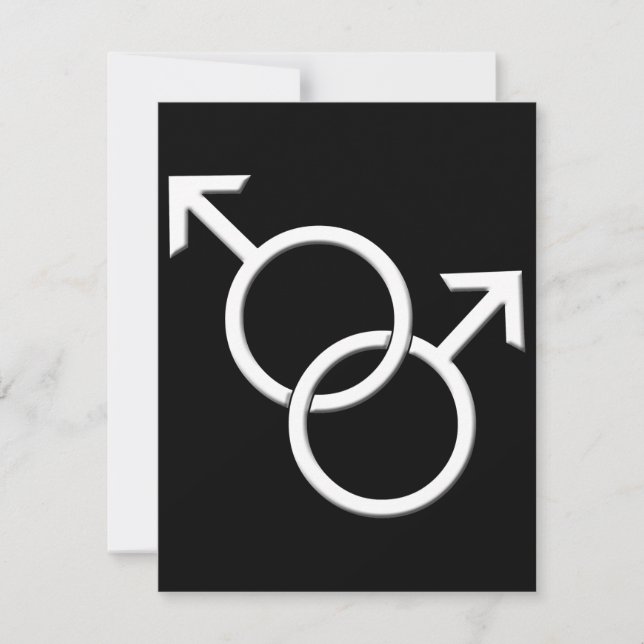 Invitations de la fête gay pride Cartes d'amour du (Devant)