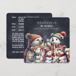 Invitations de la journée de plaisir de la famille