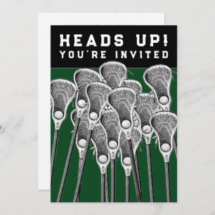 Invitations de la partie de crosse