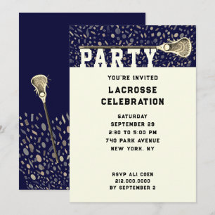 Invitations de la partie de crosse