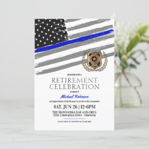 Invitations de la partie de retraite de l'agent de