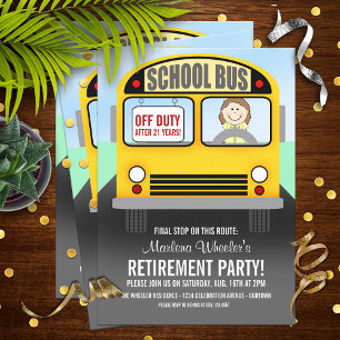 Invitations de la partie de retraite du conducteur