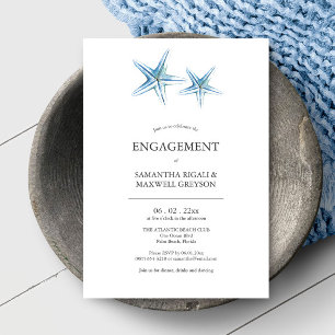 Invitations de la partie d'engagement de plage Aqu
