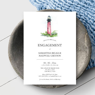 Invitations de la partie d'engagement du phare côt