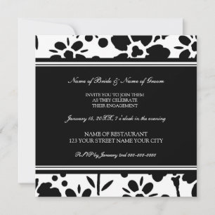 Invitations de la partie d'engagement photo en noi