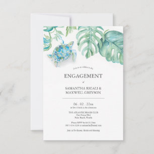 Invitations de la partie d'engagement Tortue de me