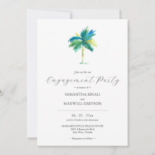 Invitations de la partie d'engagement tropicale Wa