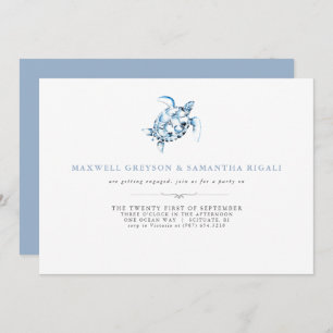 Invitations de la partie d'engagement Watercolor B