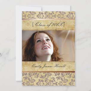 Invitations de la partie des Damas/diplômes Vintag