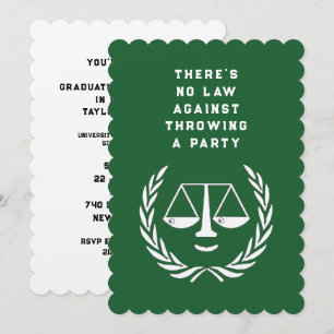 Invitations de la partie des diplômés de l'école d