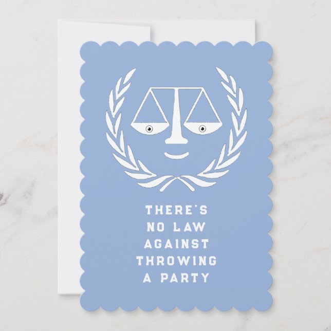 Invitations de la partie des diplômés de l'école d (Devant)