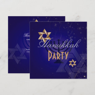 Invitations de la partie Hanoukka