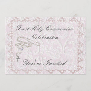 Invitations de la première sainte communion (Fille