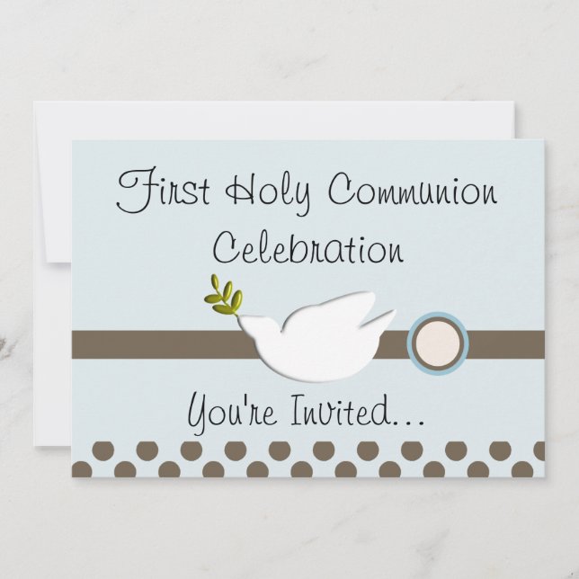 Invitations de la première sainte communion (Fille (Devant)