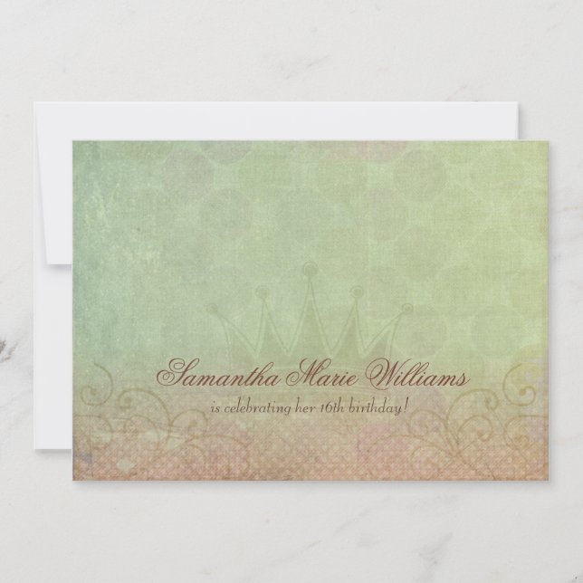 Invitations de la princesse Shabby (Devant)
