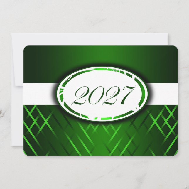 Invitations de la promotion verte et blanche de 20 (Devant)