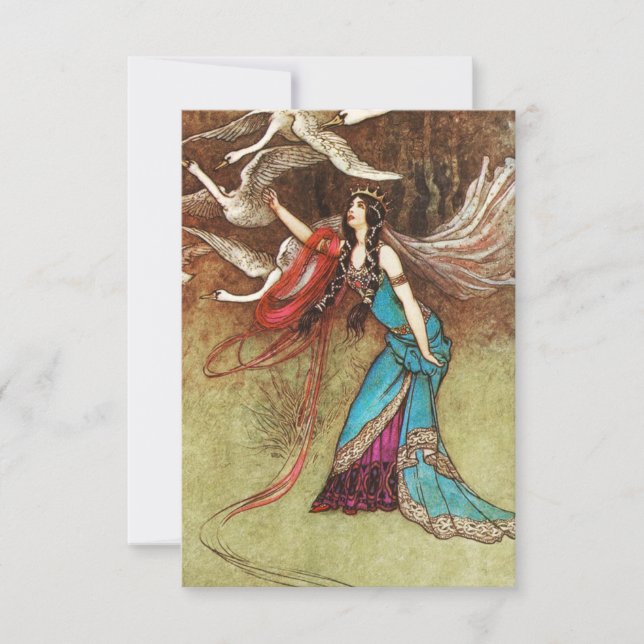 Invitations de la Reine de cygne (Devant)