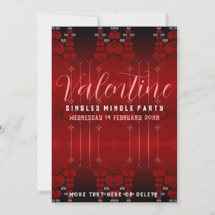Invitations de la Saint-Valentin pour un nouveau M