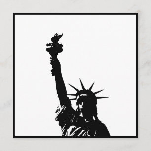 Invitations de la silhouette noire et blanche de l