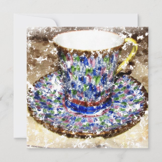 Invitations de la Tea Cup Party (Devant)